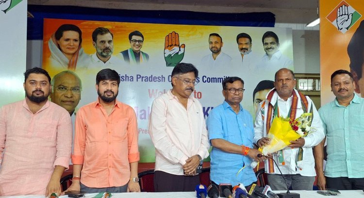 ବିଜେଡ଼ି ଛାଡ଼ି କଂଗ୍ରେସରେ ଯୋଗ ଦେଲେ ଅଶୋକ ପ୍ରତିହାରି